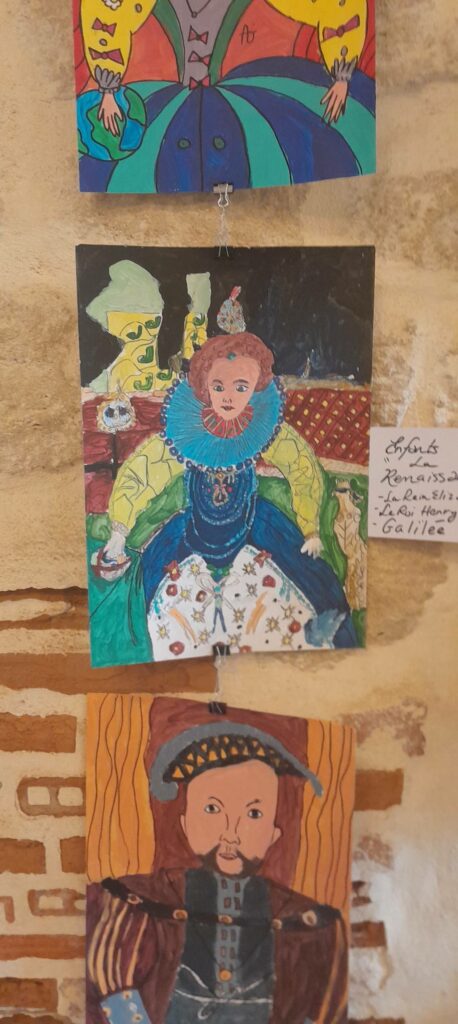 exposition des travaux d'élèves à l'atelier Amarillo