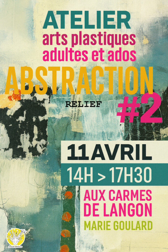 Atelier abstraction, peinture, Langon, Sud Gironde